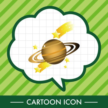 Uzay planet Tema öğeleri