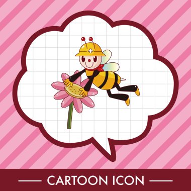 Arı çizgi film Tema öğeleri