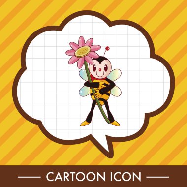 Arı çizgi film Tema öğeleri