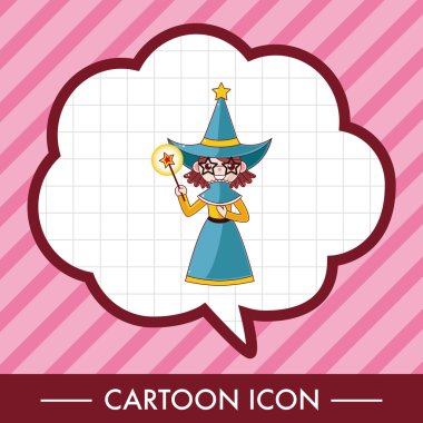 çizgi film Tema öğeleri cadı