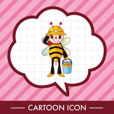 Arı çizgi film Tema öğeleri