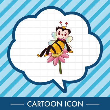 Arı çizgi film Tema öğeleri