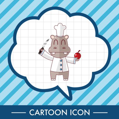 hayvan Şef çizgi film Tema öğeleri