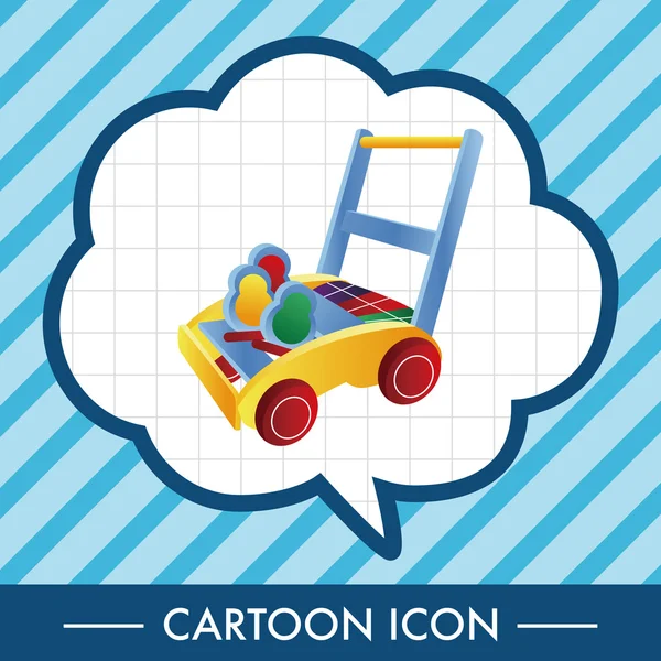 Themenelemente für Kinderwagen — Stockvektor