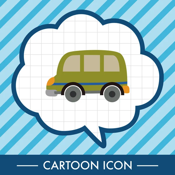 Transportation car flat icon elements background