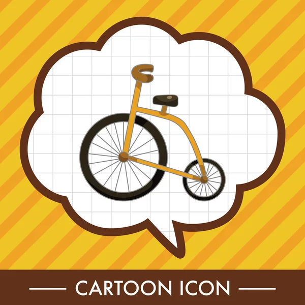 Елементи теми транспортного велосипеда — стоковий вектор