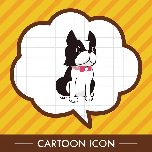 Animal dog flat icon elements