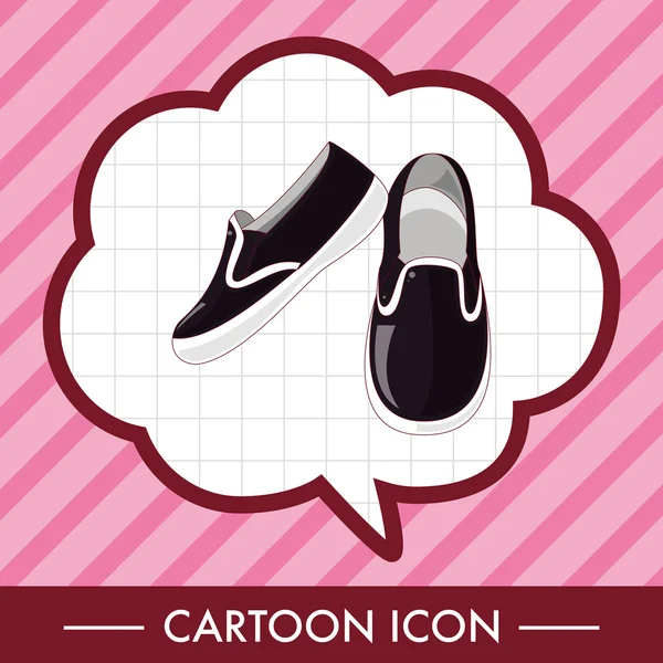 Chaussures style éléments de thème — Image vectorielle