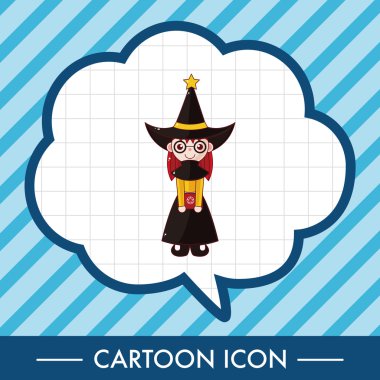 çizgi film Tema öğeleri cadı