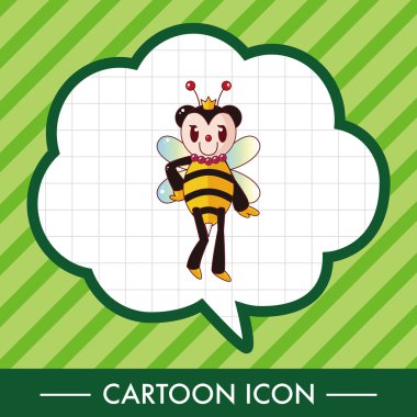 Arı çizgi film Tema öğeleri