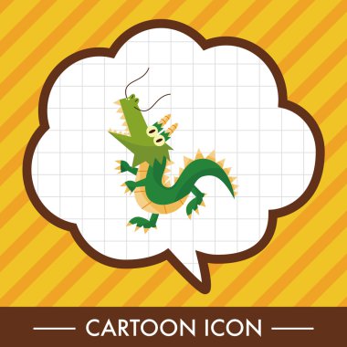 hayvan ejderha çizgi film Tema öğeleri