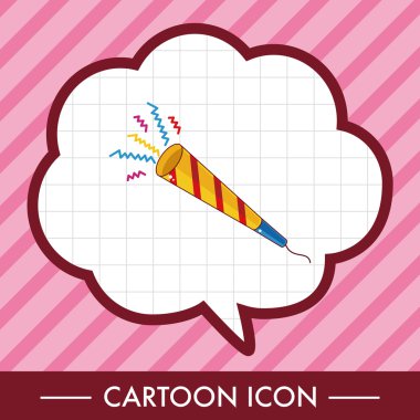 Doğum günü şerit Tema öğeleri