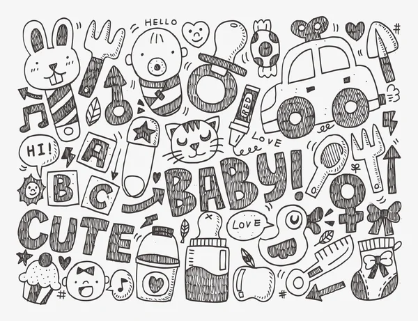 Baby background — Stock Vector