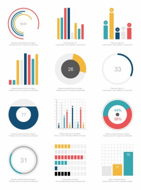 infographics öğeleri kümesi
