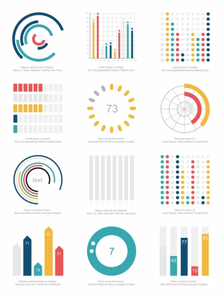 Set elemente infografice — Vector de stoc