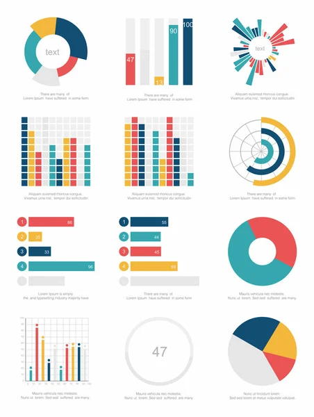 Infographics elements set — Stock Vector