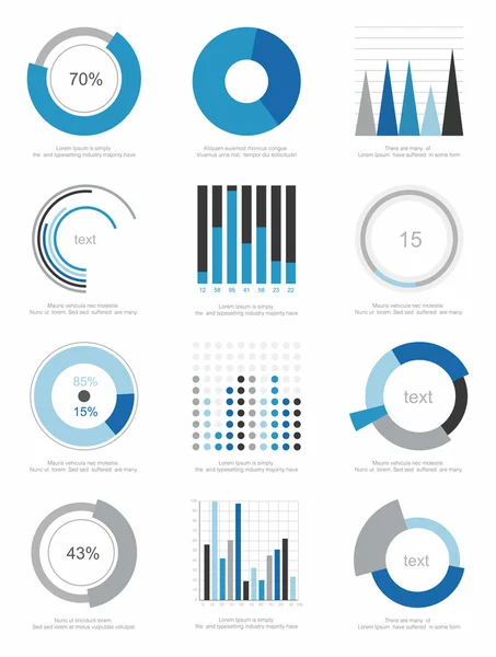 Elementos de infografía — Archivo Imágenes Vectoriales