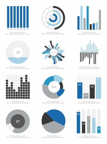 Éléments d'infographie — Image vectorielle