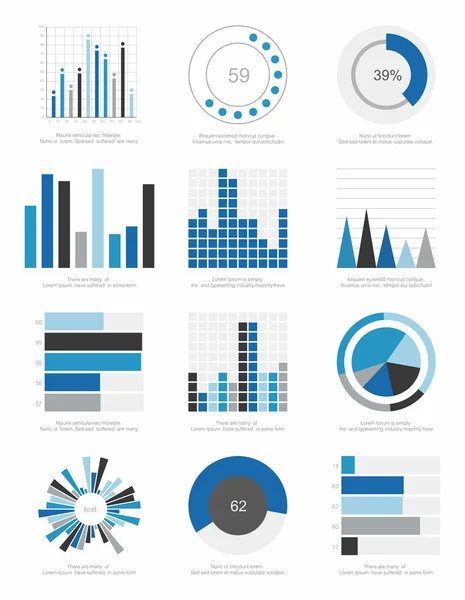 Elementos de infografía — Archivo Imágenes Vectoriales