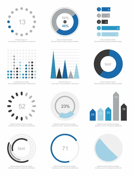 Set infografische elementen — Stockvector