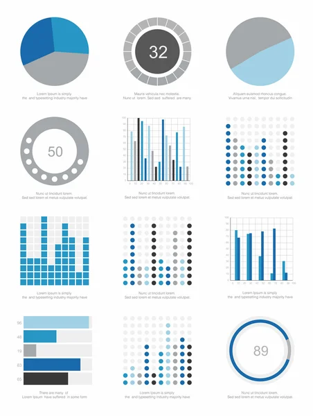 Set of infographics elements — Stock Vector