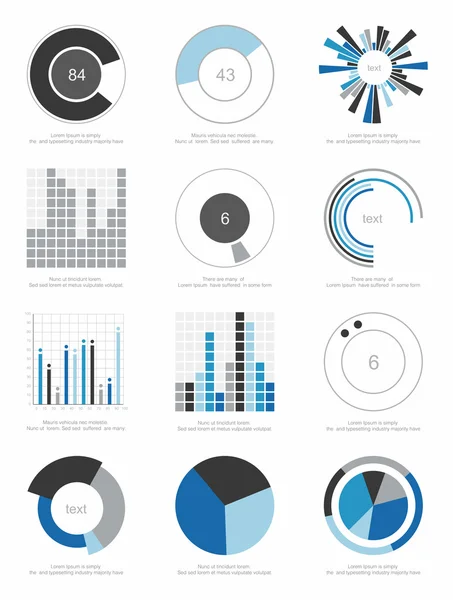 Набор инфографических элементов — стоковый вектор