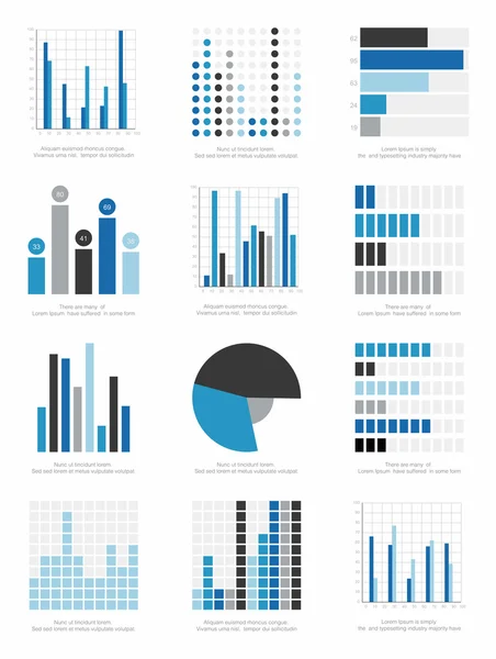 Set de elemente infografice — Vector de stoc