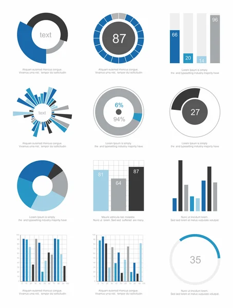 Set of infographics elements — Stock Vector