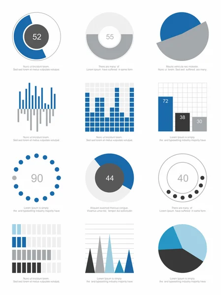 Set of infographics elements — Stock Vector