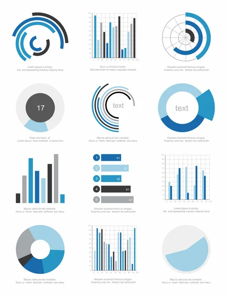 Set infografische elementen — Stockvector