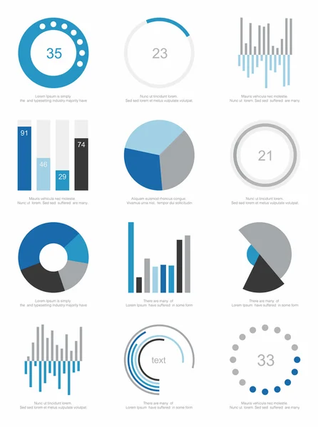 Set of infographics elements — Stock Vector