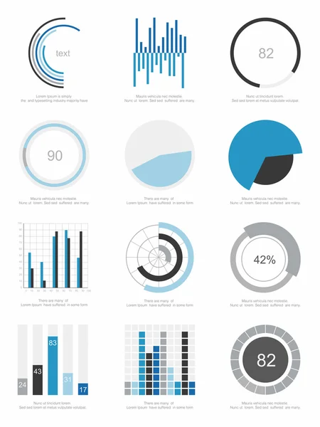 Set infografische elementen — Stockvector