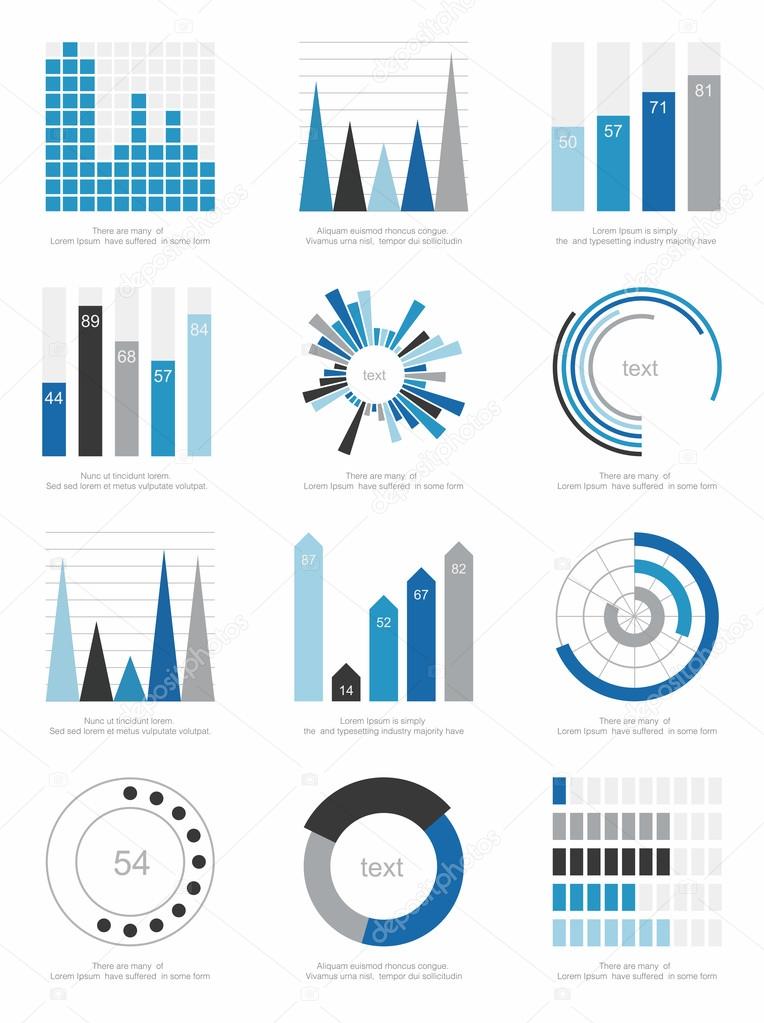 set of infographics elements