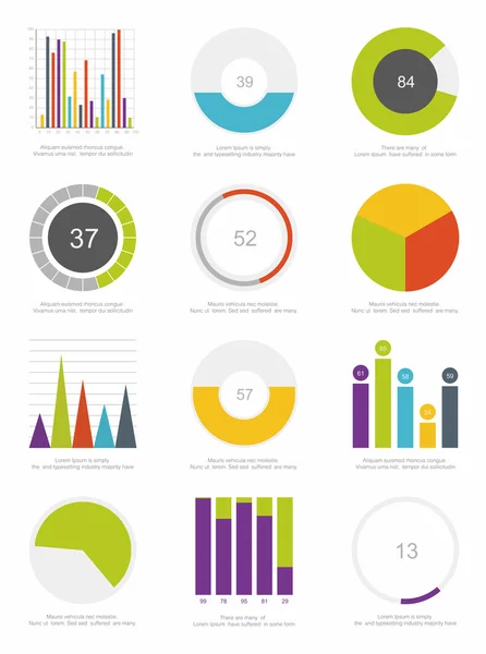 Elementos de infografía — Archivo Imágenes Vectoriales