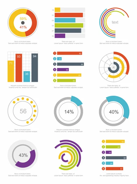 Elementy infograficzne — Wektor stockowy