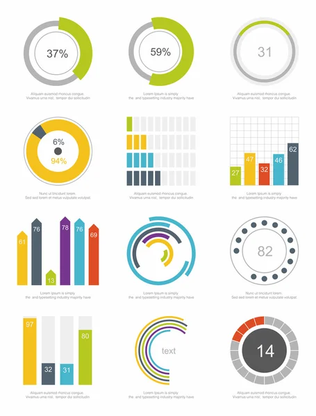 Elementi infografici — Vettoriale Stock