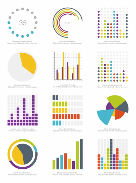 Elementi infografici — Vettoriale Stock