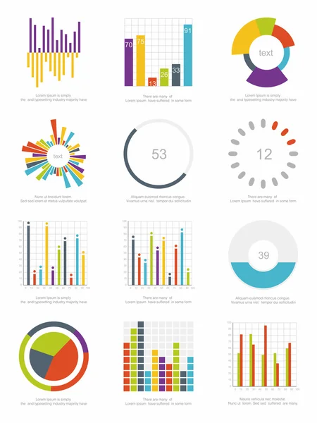 Elementi infografici — Vettoriale Stock