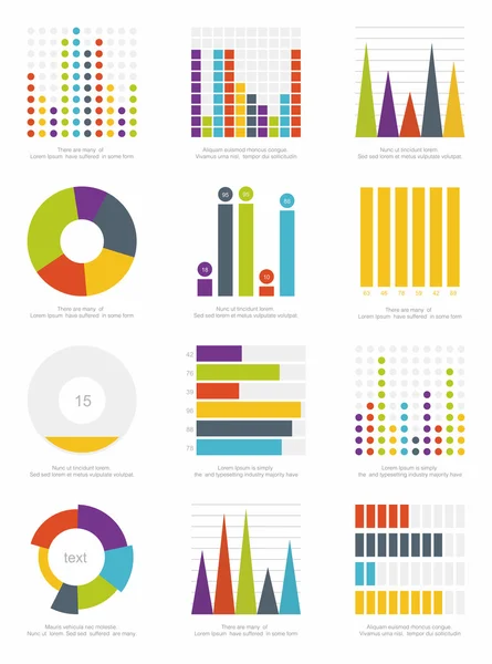 Elementi infografici — Vettoriale Stock