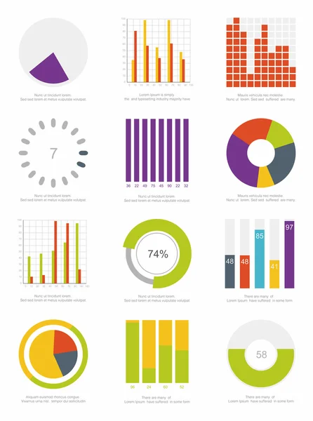 Elementi infografici — Vettoriale Stock