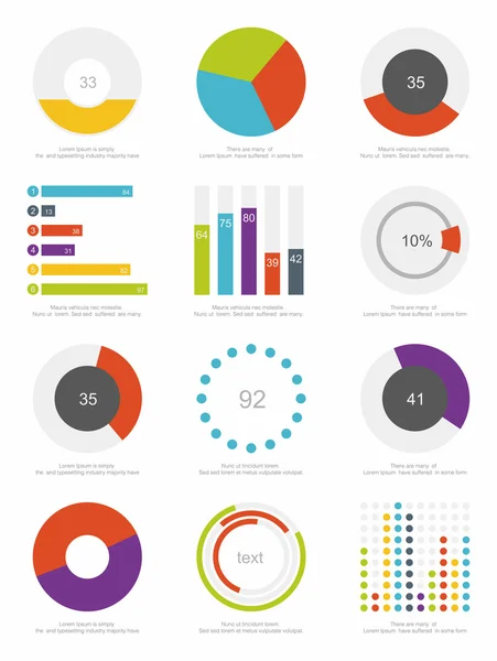 Elementi infografici — Vettoriale Stock