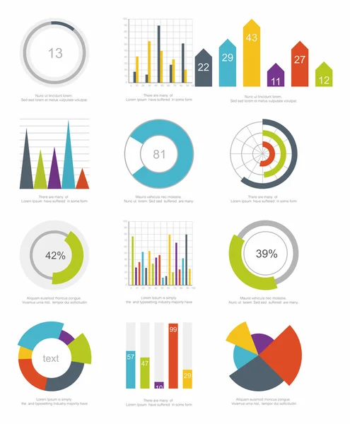 Elementi infografici — Vettoriale Stock