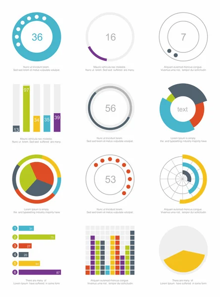 Elementi infografici — Vettoriale Stock