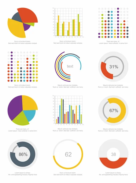 Elementi infografici — Vettoriale Stock