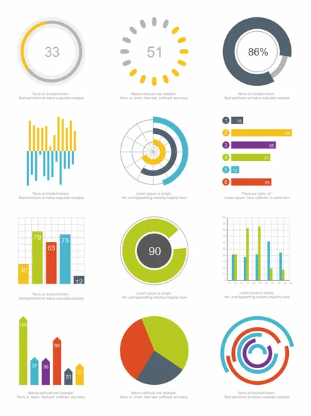 Éléments d'infographie — Image vectorielle