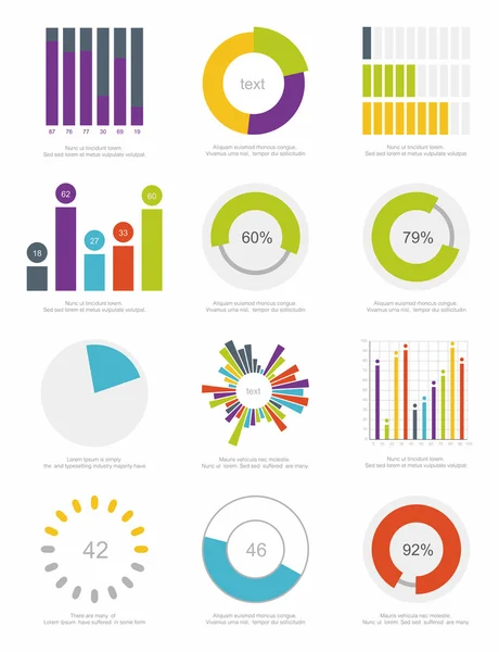 Elementi infografici — Vettoriale Stock