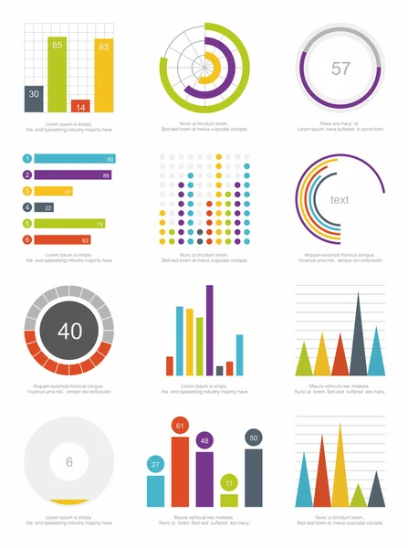 Elementi infografici — Vettoriale Stock