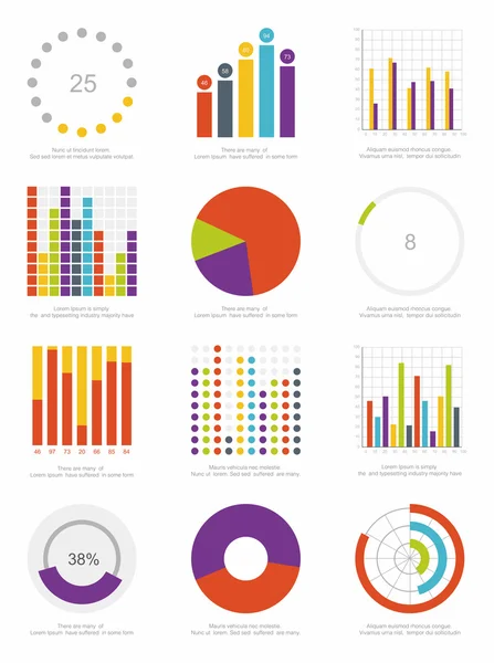 Elementi infografici — Vettoriale Stock