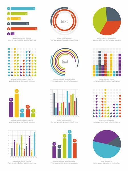 Elementi infografici — Vettoriale Stock