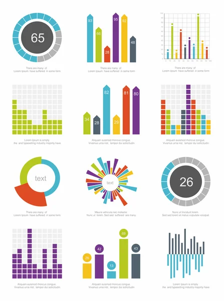 Éléments d'infographie — Image vectorielle